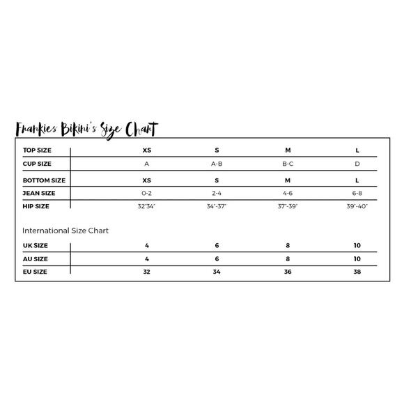 Frankies Bikinis Kailyn String Bandeau Bikini Top - Pink Punch - Large - Picture 5 of 6